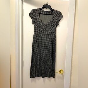 Houndstooth Dress - Banana Republic